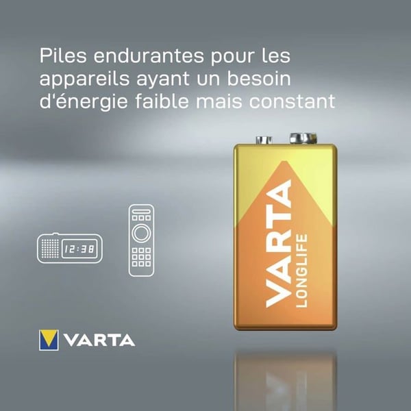 Ficklampa - VARTA - 4122101412 - Inte uppladdningsbar - 2 alkaliska batterier - 880 mAh