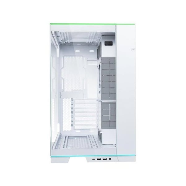 PC-kabinet - Lian Li - O11D EVO RGB - Tempered glass - RGB-baggrundsbelysning - Hvid