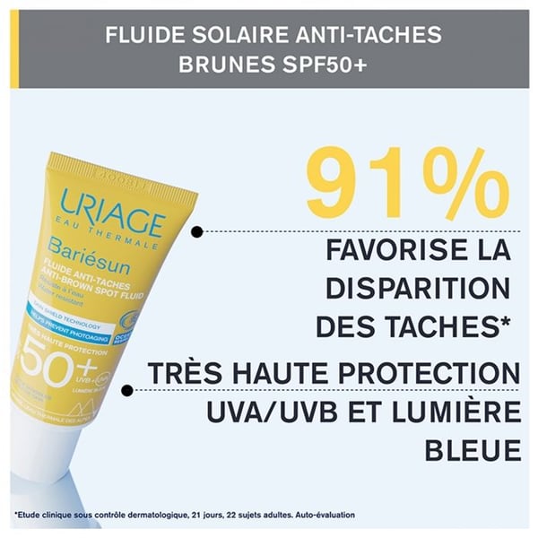Uriage Bariésun Fluide Anti-Fläckar Spf50+