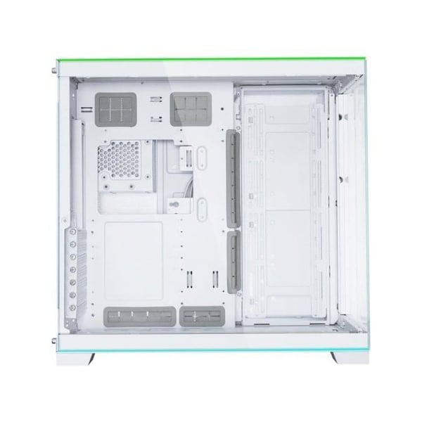 PC-kabinet - Lian Li - O11D EVO RGB - Tempered glass - RGB-baggrundsbelysning - Hvid