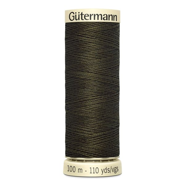 5-pack 100m trådar 100% polyester Gutermann Ref 788988 - Att 531 - alggrön