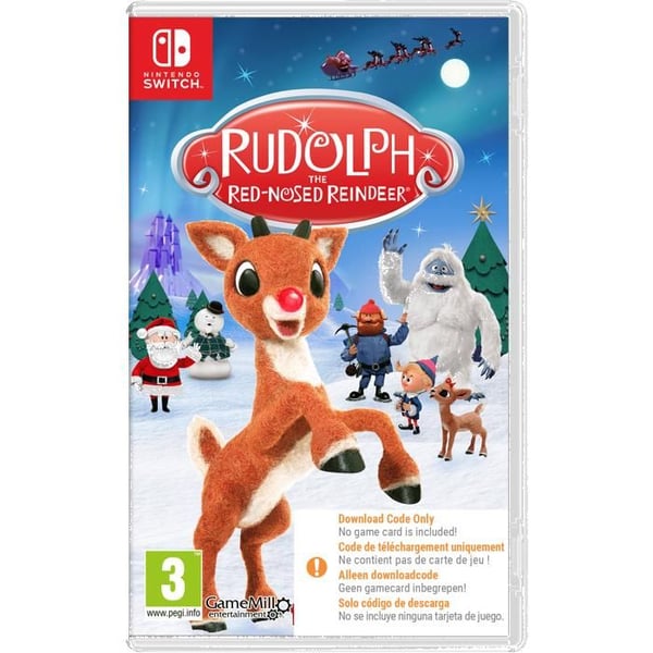Rudolf den rödnästa renen Nintendo Switch (Nedladdningskod) (kod i lådan)