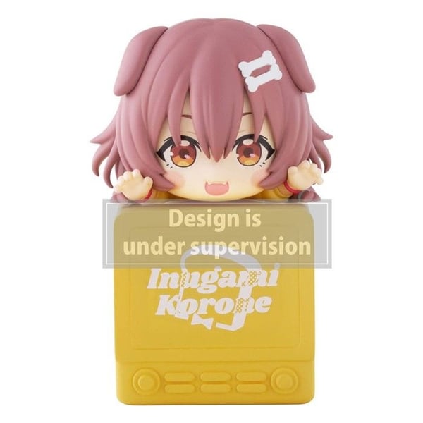 Statuett - FURYU - Hikkake Inugami Korone - 10 cm - Ros - Dekorativa föremål
