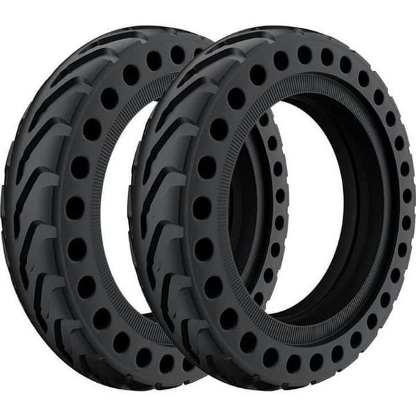 Punkteringsfri däck för Xiaomi M365 M365 PRO Essential Wispeed T855 T850 - 8,5 tum fram- och bakhjul [Paket 2] Phonillico®
