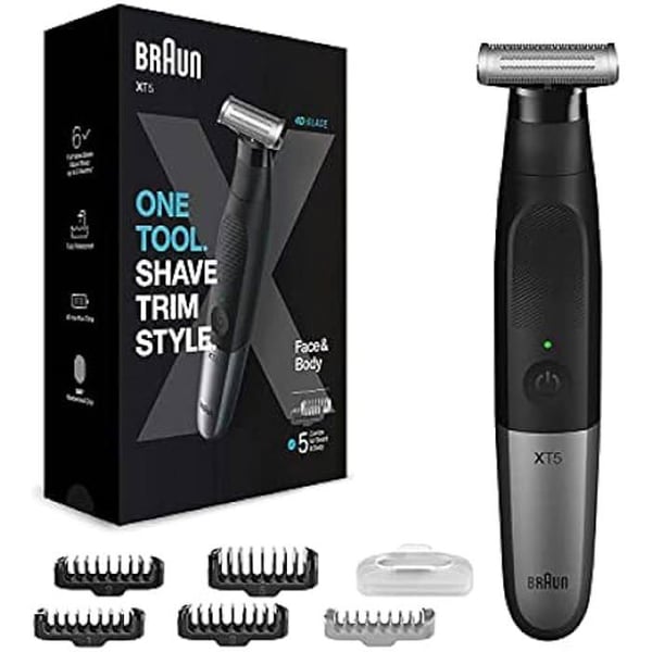Multifunktionsklippare - BRAUN - SERIEX-XT500 - Uppladdningsbar - Trådlös - Komplett set