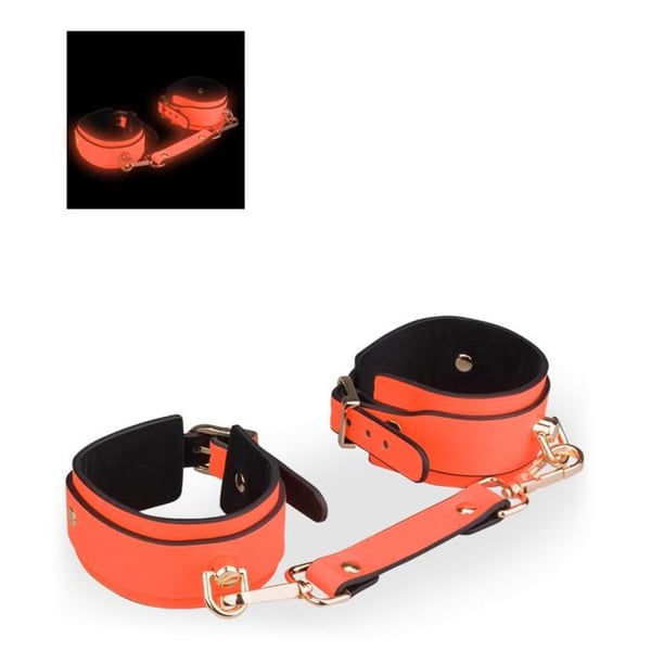 Orange fluorescerande handbojor - Orange