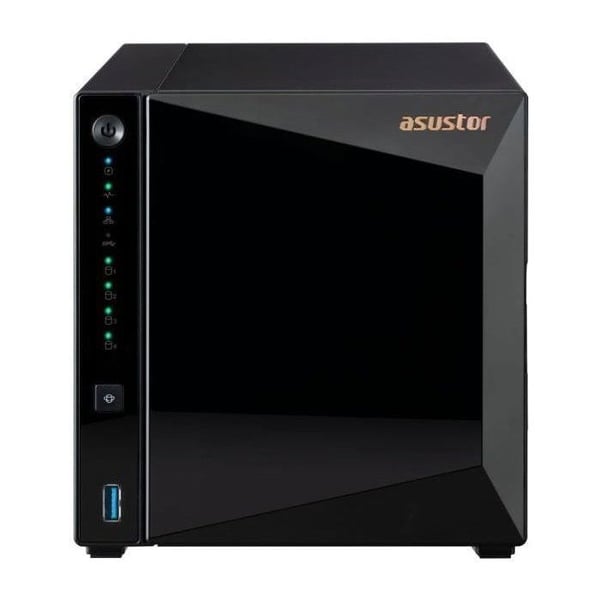 NAS-server - ASUSTOR - AS3304T v2 Drivestor 4 Pro Gen2 - Quad-Core 1.7GHz - 2GB DDR4 - 2.5GbE - 4 fackor