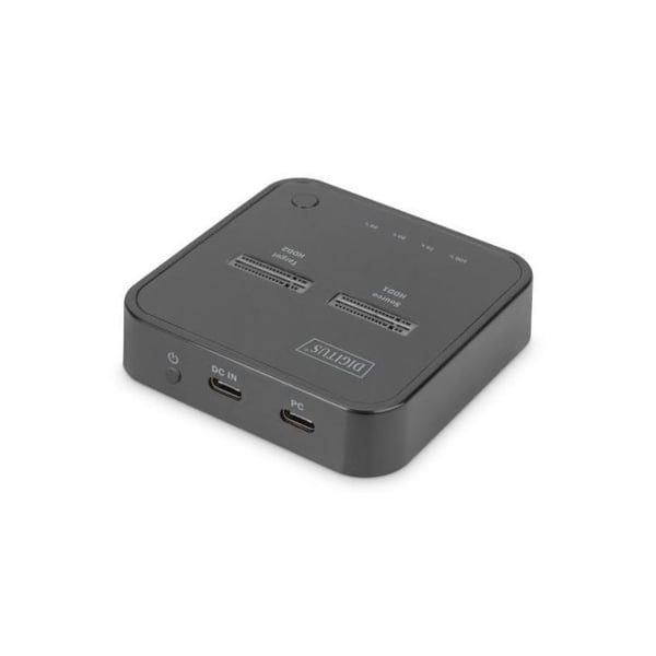 DIGITUS DUAL M.2 NVME SSD HJEMME STATION MED KOPIERINGSFUNKTION UDEN