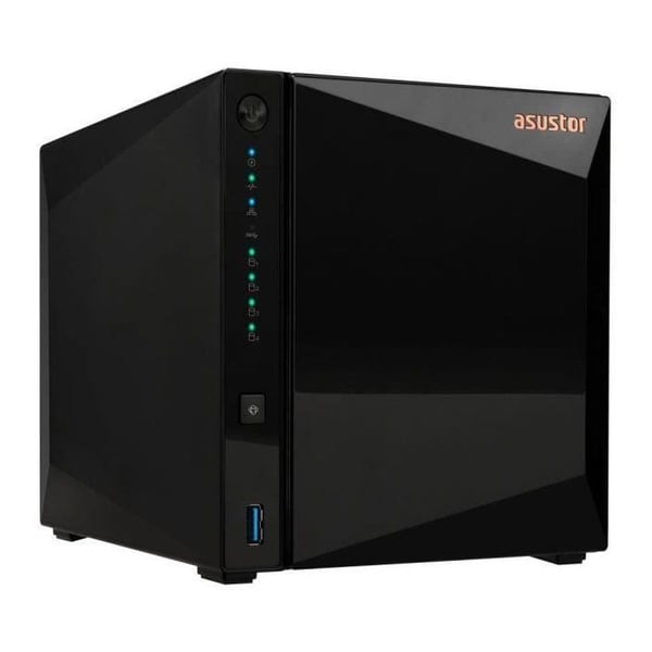 NAS-server - ASUSTOR - AS3304T v2 Drivestor 4 Pro Gen2 - Quad-Core 1.7GHz - 2GB DDR4 - 2.5GbE - 4 fackor