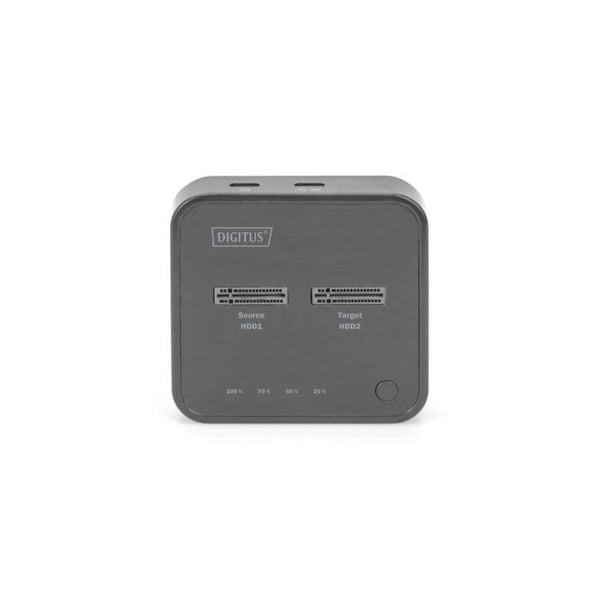 DIGITUS DUAL M.2 NVME SSD HJEMME STATION MED KOPIERINGSFUNKTION UDEN
