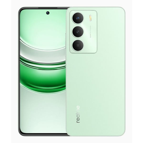 Realme 14x 5G Smartphone Android 15, 8GB RAM, 256GB, 50MP, Grøn