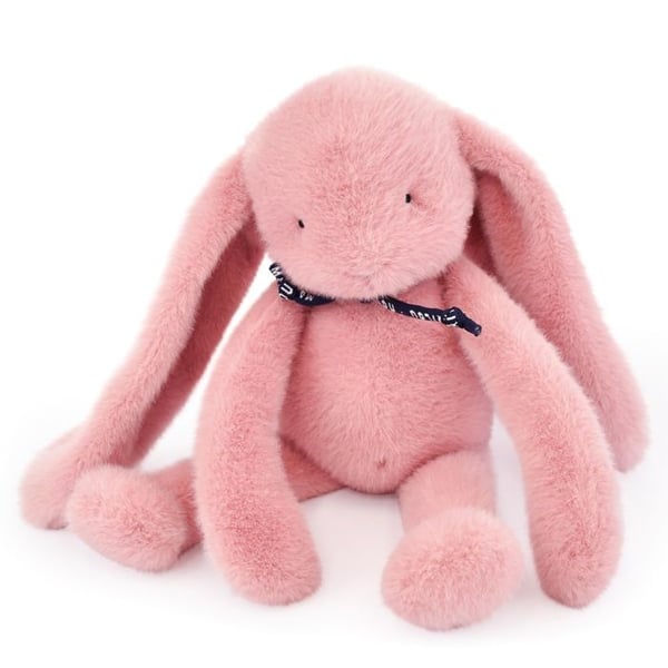 Maïlou Tradition - Mjukisdjur Kanin Méloé rosé 37 cm - DOUDOU ET COMPAGNIE