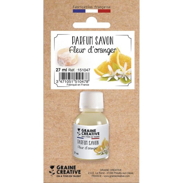 Vätska för doftljus och tvål - GRAINE CREATIVE - Apelsinblomma - 27ml - DIY