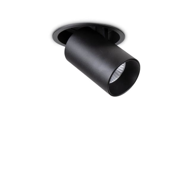 Nedfälld lampa - Svart - 4000K - 12W - Integrerad LED - Modernt design