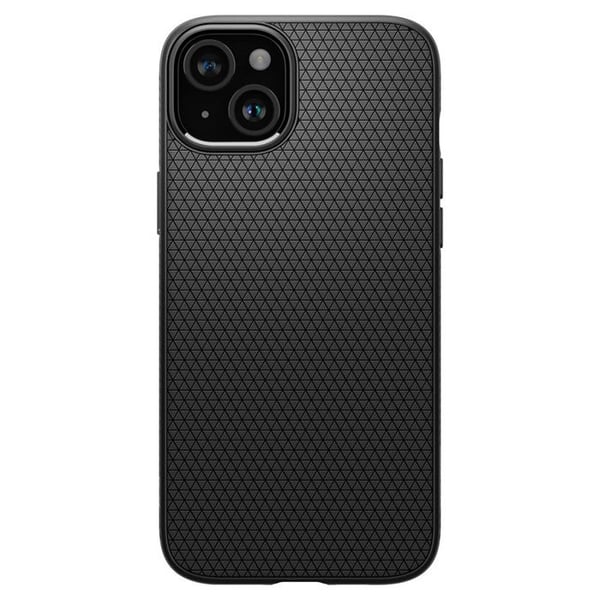 Spigen Liquid Air - Fodral för iPhone 15 (mattsvart)