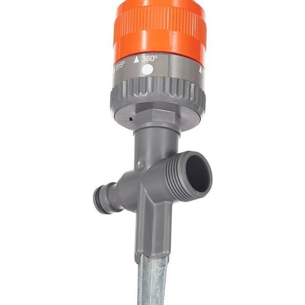 GARDENA Vario Comfort Circular Sprinkler – Yta 225m² max – Räckvidd 8,5m max – Bevattningsskåror 45-360° – 5 års garanti (1949-20)