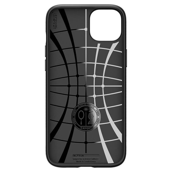 Spigen Liquid Air - Fodral för iPhone 15 (mattsvart)