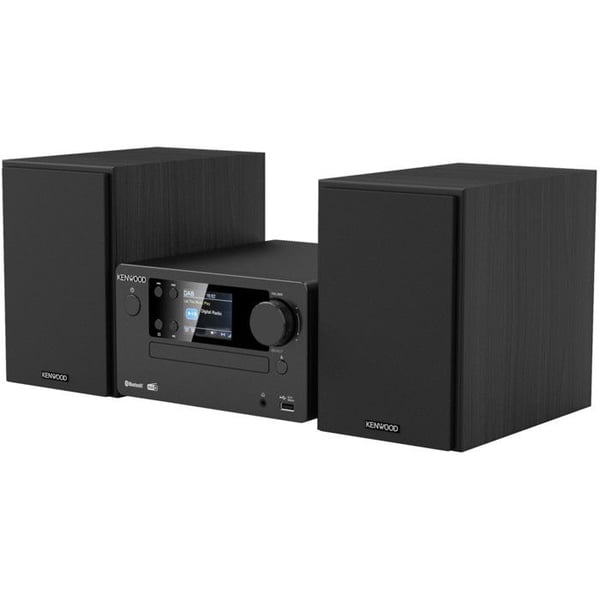 Kenwood M-725DAB-B Hi-Fi Mikrosystem 50W Sort DAB+/FM Bluetooth CD Display 2.4"