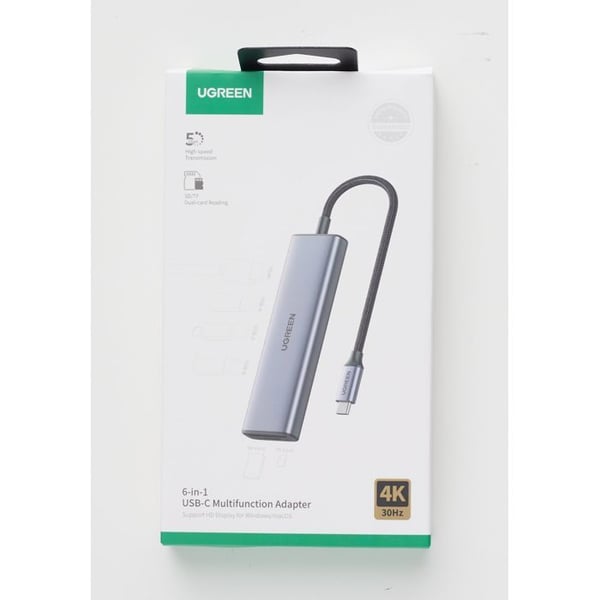 Multifunktionell USB-C-adapter - UGREEN - Grå