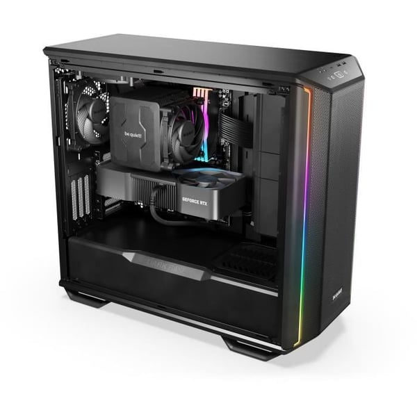 PC-chassi - BE QUIET! - Dark Base 701 - Svart - Midi-Tower - Härdat glas