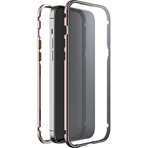 Coque - Apple - iPhone 14 Plus - 360° skydd - Härdat glas - Rosaguld vit diamant