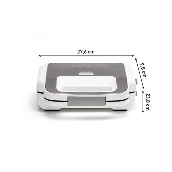 Tefal Snack XL Vaffeljern og Toastmaskine, Aftagelige dybe plader, SW701110