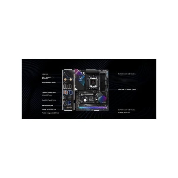 ASROCK Moderkort X870E Riptid