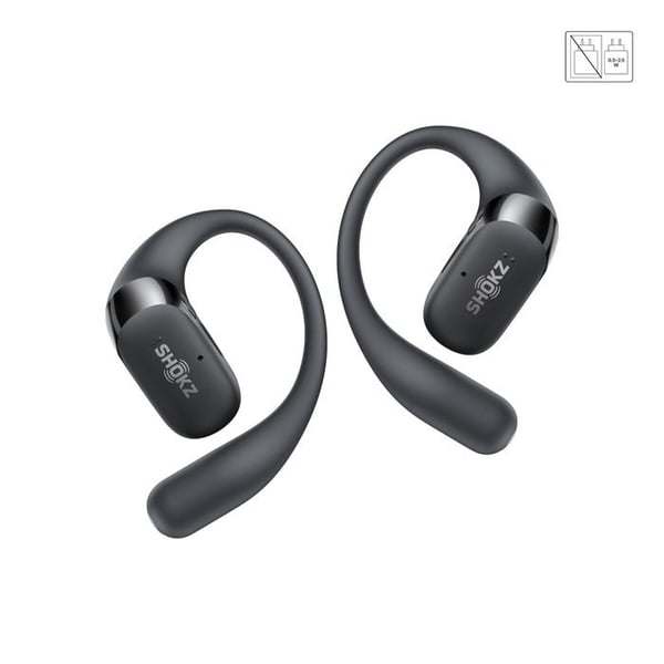 Shokz TWS ÖRONPROPPAR MED AIR CONDUCTION OPENFIT 2 PLUS SVART