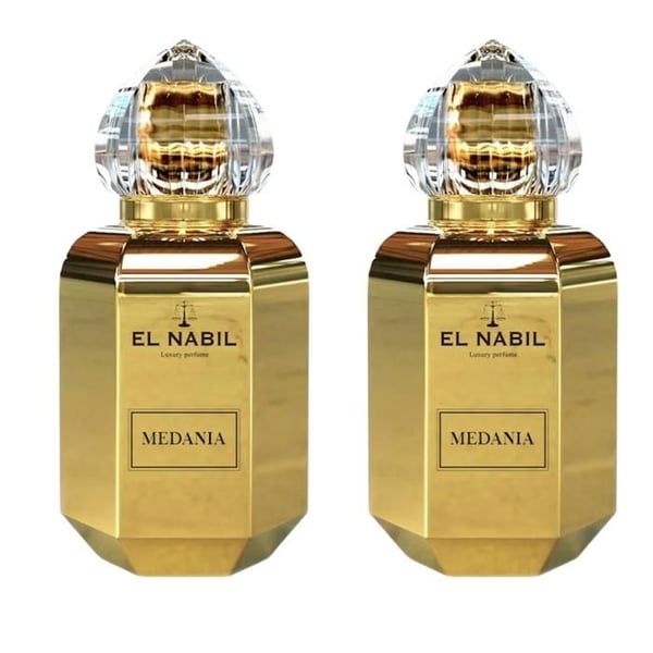 Eau de Parfum - el Nabil Medania - Mixte - 2 flaskor à 65ml - Koncentration Eau de parfum