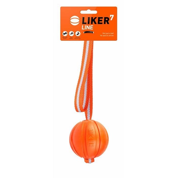 Boll - frisbee Koppel - 6287 - Uppskattad Boll/Interaktiv Måste-Ha Leksak för Hund med ett Band Diameter 7 cm