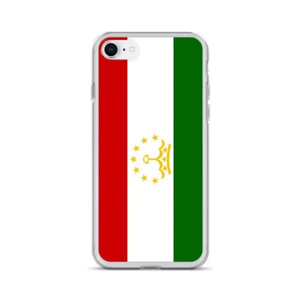 Mobilskal – Tadzjikistans flagga – Kompatibel med iPhone 6S Plus – Flexibelt skal – Slitstarkt och stötsäkert – Silikon – Pixelforma
