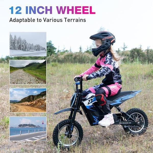 Elmotorcykel Barn - RCB - RCB-R9X - Motor 300W - 25 km/h - Räckvidd 17 km