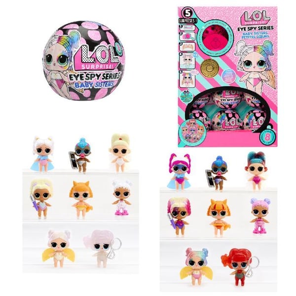LOL Surprise-dockor - L.O.L. SURPRISE - Eye Spy Baby Sisters - Sortiment - Blandet - Från 4 år