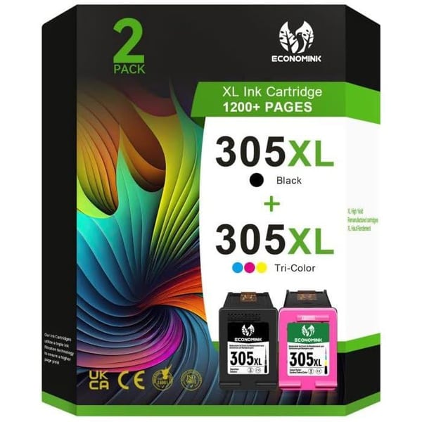 305 Xl Bläckpatron Ersättning För Hp 305 Xl Svart Och Färgpatron För Hp 305 305Xl För Hp Deskjet 2820E 4220E[YE56]