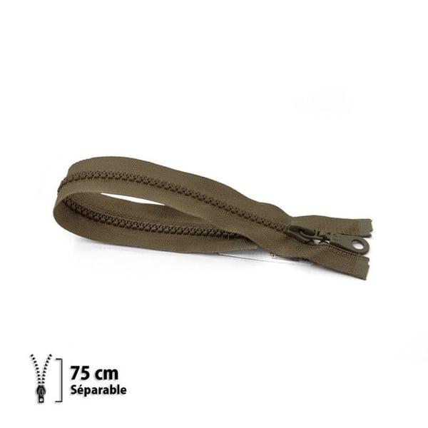 Dragkedja Z54 - strukturerad 6mm Separabel - 75 cm - 7154953075