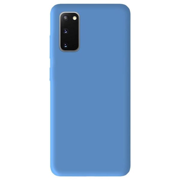 Enfaton silikon i enhetlig mat blå, kompatibel med Samsung Galaxy S20 FE