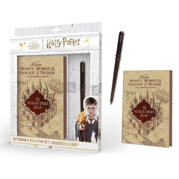 Anteckningsblock och penna Bagett - Pyramid - Harry Potter - A5-format - Kompakt - Mångsidig Anteckningsblock och penna Bagett - Pyramid - Harry Potter - A5-format - Kompakt - Mångsidig