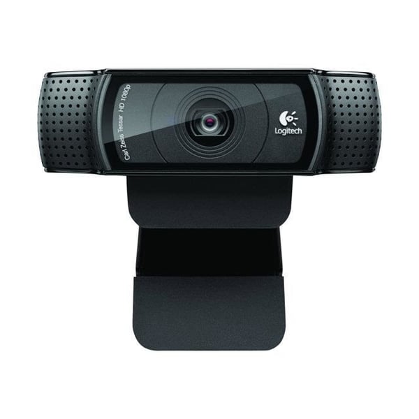 Webbkamera - Logitech - HD Pro Webcam C920 - 1080p Full HD - Carl Zeiss - Integrerad stereomikrofon