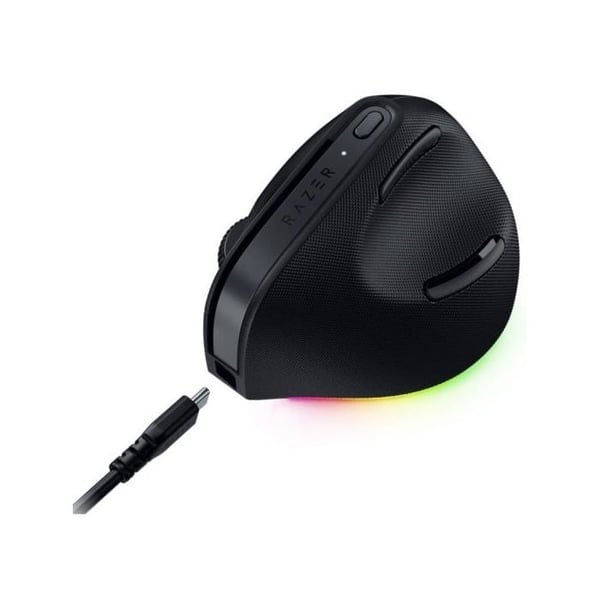 Razer Pro Click V2 Vertikal Optisk Gaming Mus Trådlös Bluetooth 30000 DPI Svart