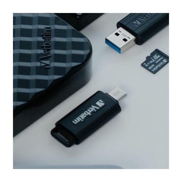 Verbatim Store 'n' Go USB-C® USB-minne 32 GB svart 49457 USB-C® (USB 3.2 Gen 1)