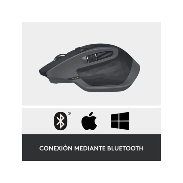 Logitech MX Master 2S Bluetooth trådlös mus Antracitgrå