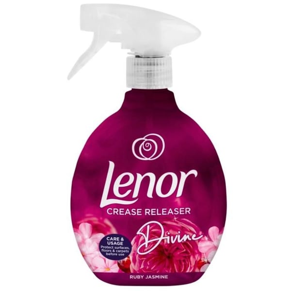 Strykmedel - LENOR - Jasmin Rubis - 500ml - Underlättar strykning - Delikat doft - Antistatisk