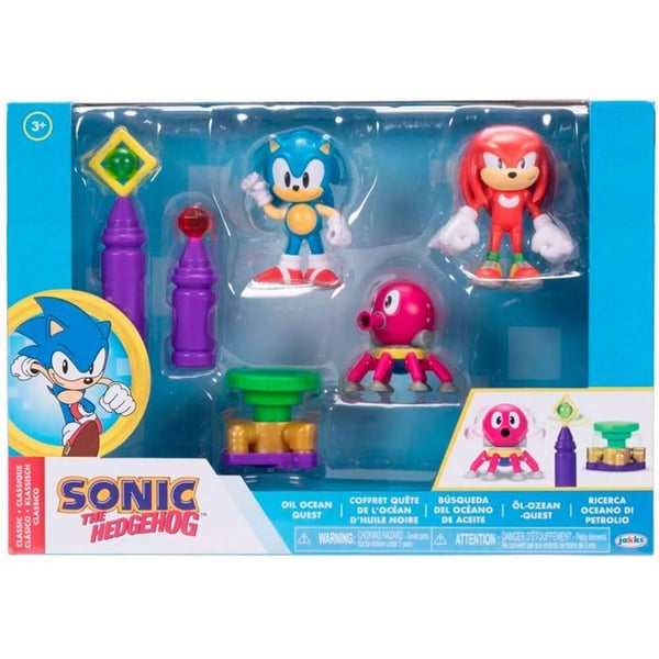 Figur - JAKKS PACIFIC - Sonic the Hedgehog - Oil Ocean - Trogna detaljer - Klara färger