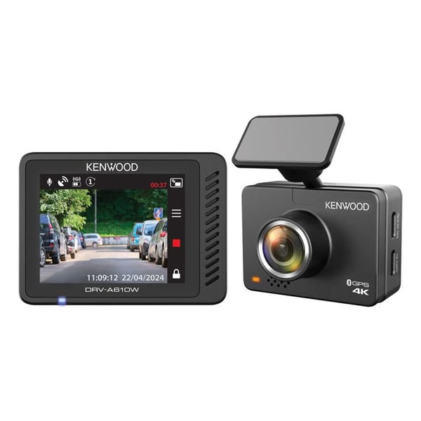 Kenwood DRV-A610W Dash Cam 4K Wi-Fi Musta - Autokamera GPS:llä ja G-sensorilla