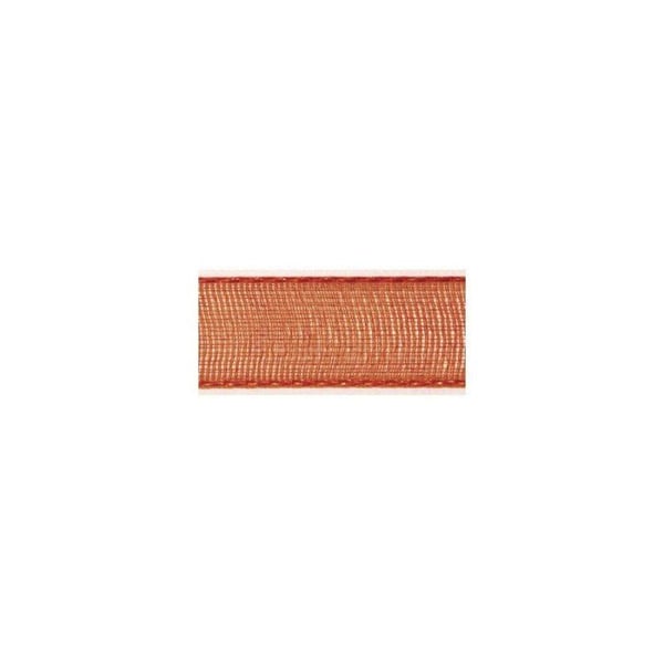 Organza band, 3 mm, rulle 10 m, orange