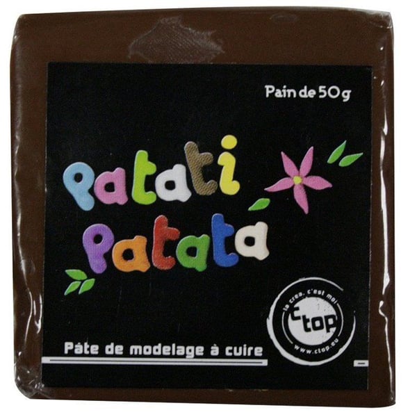 MégaCréa DIY - Modellera Patati Patata Brun 50 g