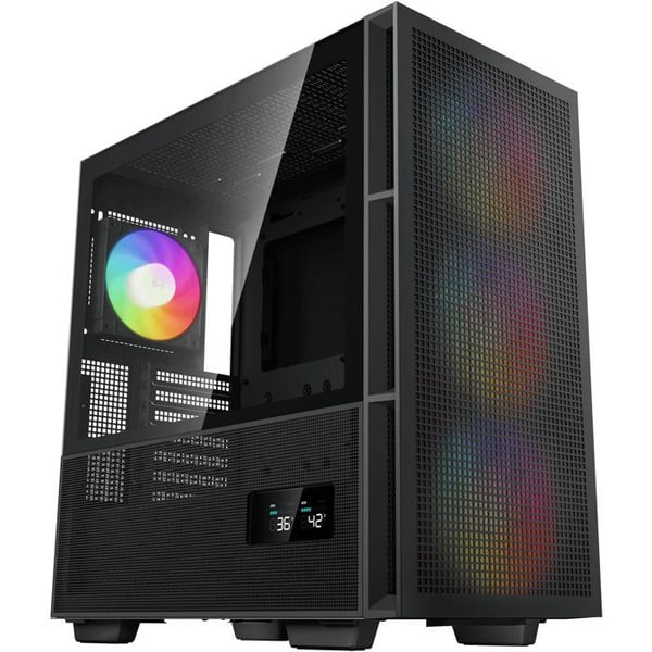 PC-chassi - DEEPCOOL - R-CH560-BKAPE4D-G-1 - CH560 Digital - Miditower - ATX-format - 3x140mm A-RGB + 1x120mm A-RGB - Svart