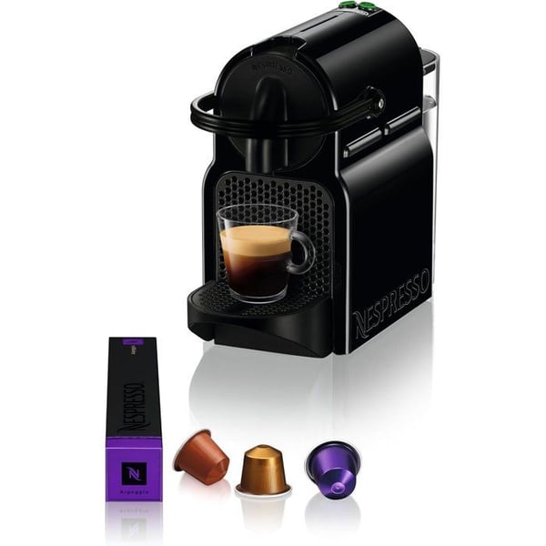 Kapselkaffemaskin - Nespresso - De'Longhi - Inissa - EN80.B - Svart - 16 Nespresso-kapslar ingår