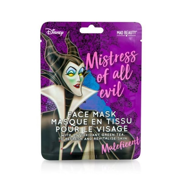Mad Beauty - Disney Villains Maleficent Face Mask - Grönt tedoft - 25ml Mad Beauty - Disney Villains Maleficent Face Mask - Grönt tedoft - 25ml