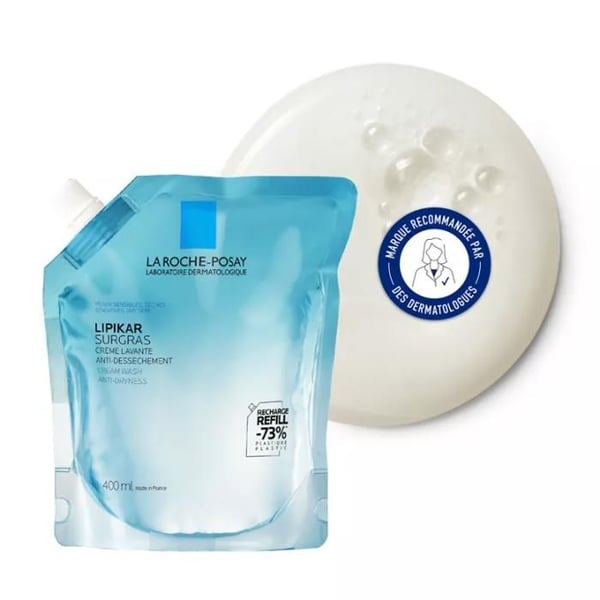 La Roche-Posay Lipikar Surgras rengöringskräm 400ml